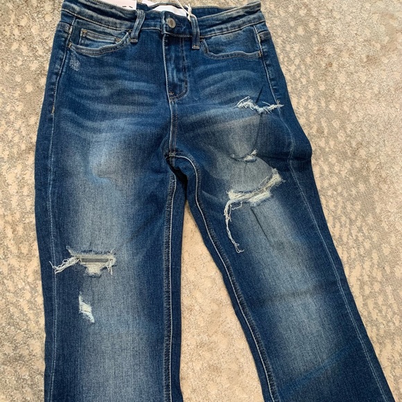 VERVET BY FLYING MONKEY Denim - “Bella” High-rise flare jeans
